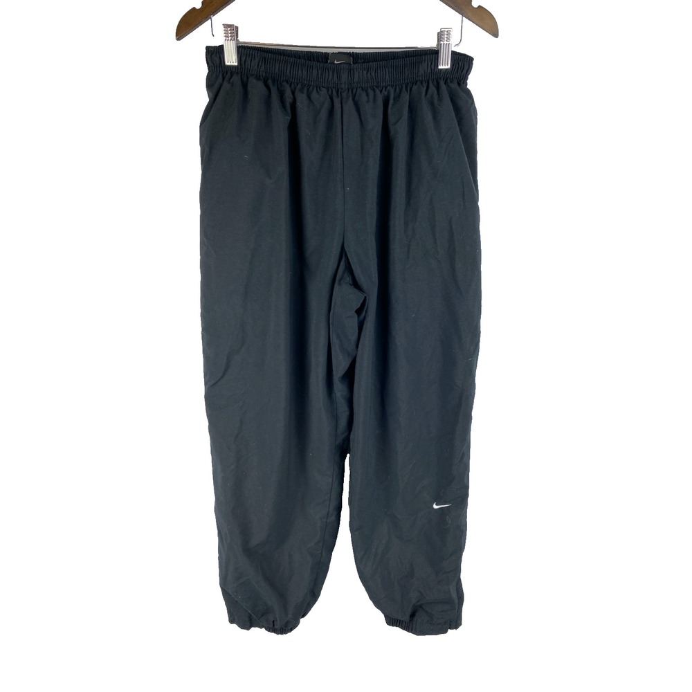 Nike Mens Y2K Windbreaker Zip Ankle Track Pants Vtg Warm Up Mesh Lined